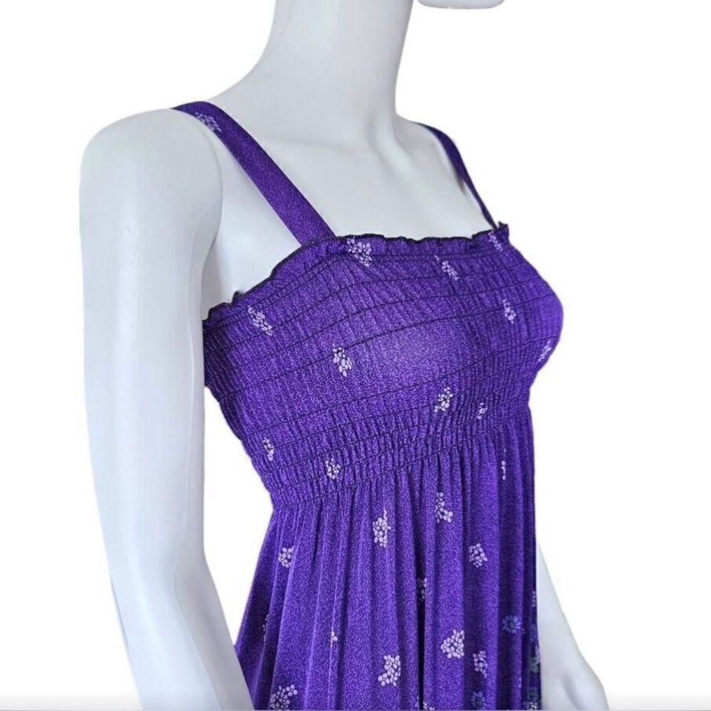 Vibrant Purple babydoll dress - Picture 6 of 8